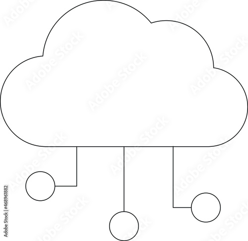 cloud computing icon cloud storage and cloud computing