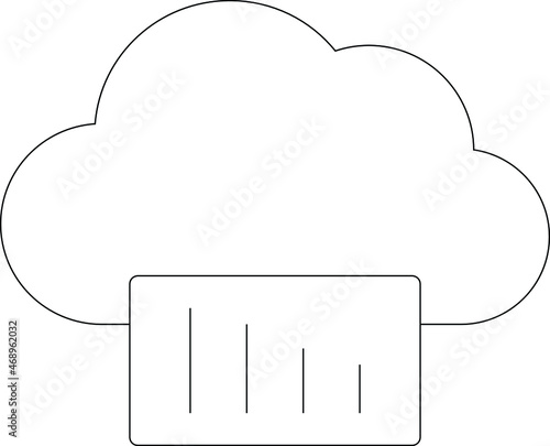 cloud computing icon connectivity and wireless internet