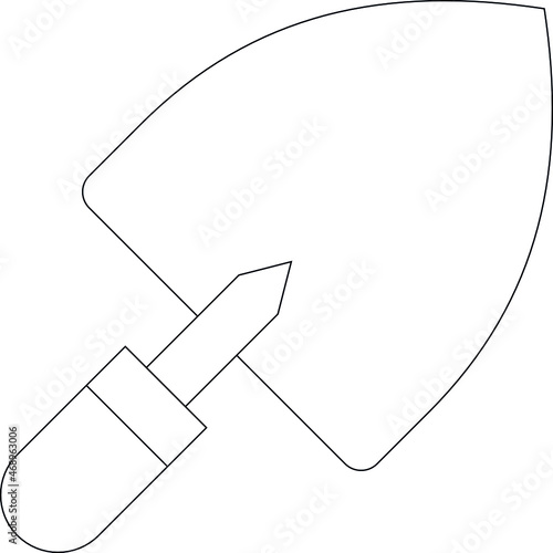 agriculture icon shovel and digging