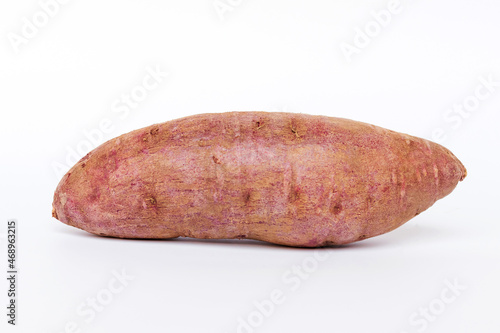 Japanese sweet potato isolated on white background.