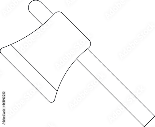 agriculture icon axe  and hatchet