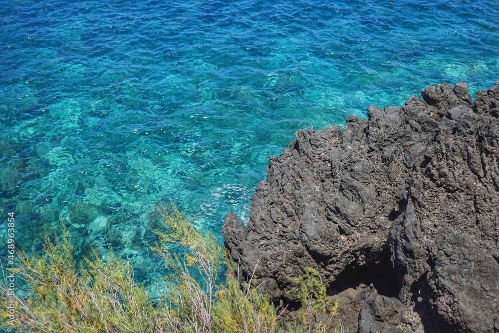 Rough coast of Madeira