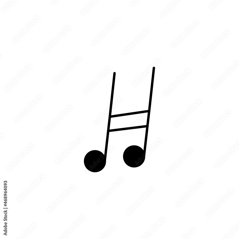 letter H logo music icon not illustration design vector letter H logo music icon not illustration design vector