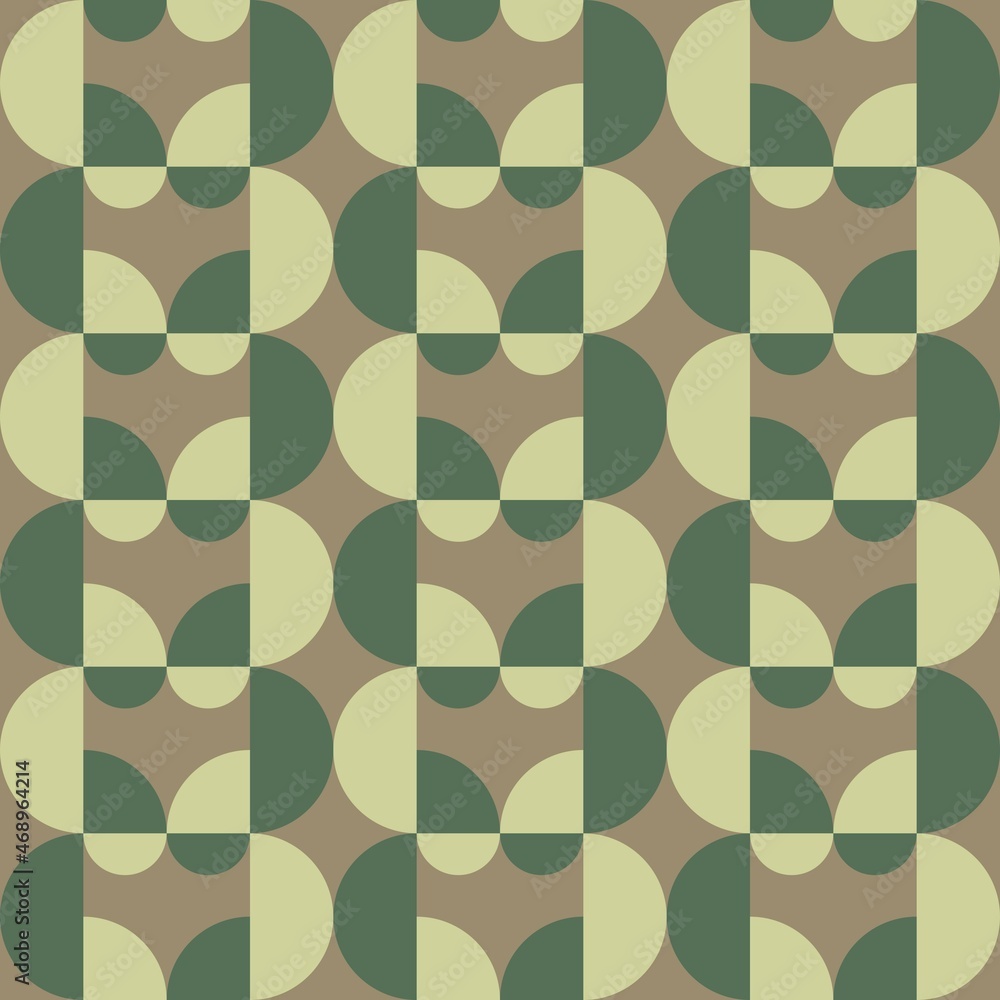 Rounded abstract seamless pattern - accent for any surfaces. Rounded abstract seamless pattern - accent for any surfaces.