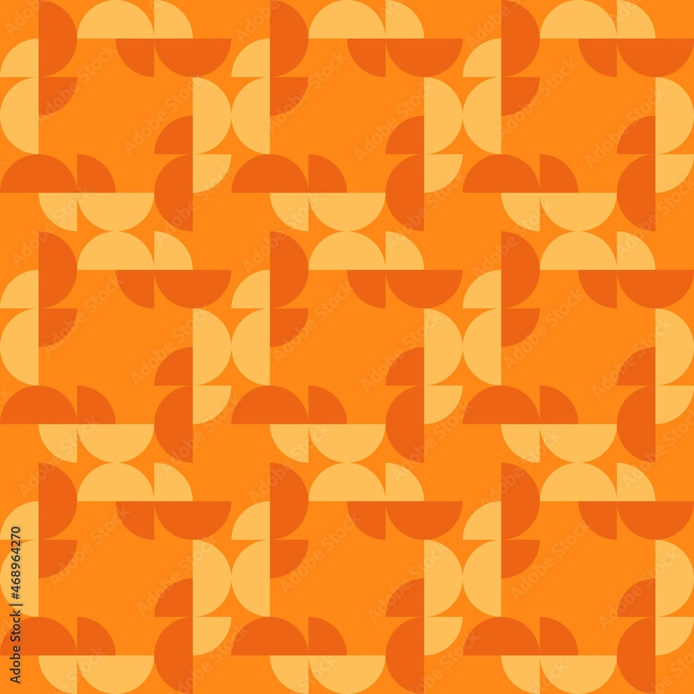 Rounded abstract seamless pattern - accent for any surfaces. Rounded abstract seamless pattern - accent for any surfaces.