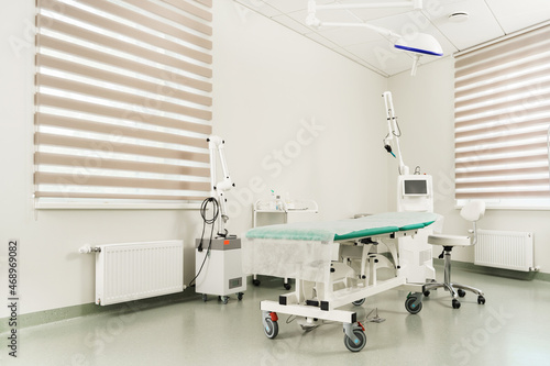 Operating room in medical aesthetic medical clinic