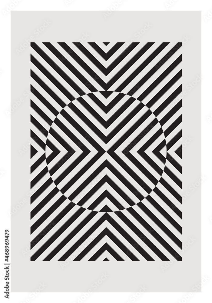 Minimal 20s geometric design poster, vector template with primitive shapes Minimal 20s geometric design poster, vector template with primitive shapes