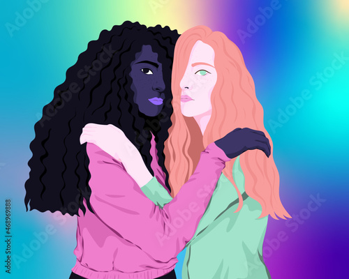 Two LGBTQ+ people in relationship