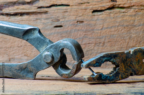 old rusty tools