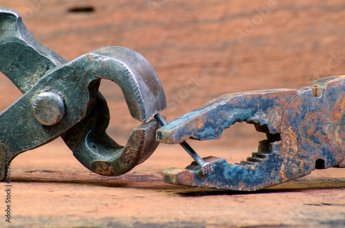 old rusty tools