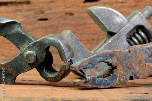 old rusty tools