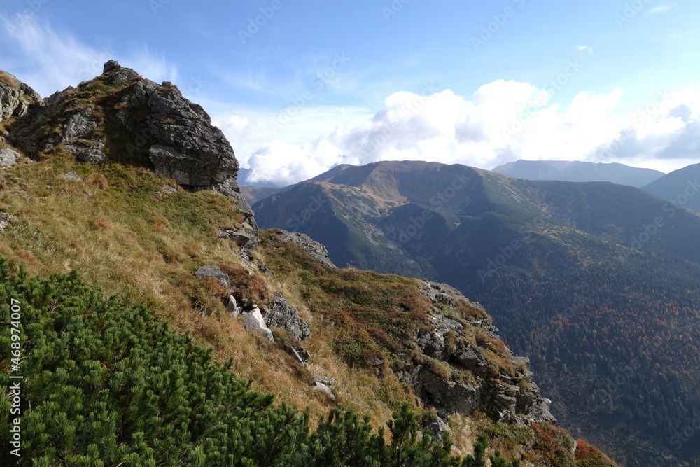 Fototapeta premium Zakopane, szlak na Czerwone Wierchy.