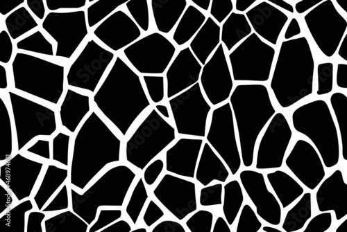 Giraffe seamless pattern. Safari animal skin print. Neutral wool colors, decorative texture for fabric, textiles. Camouflage fashion print. Vector illustration