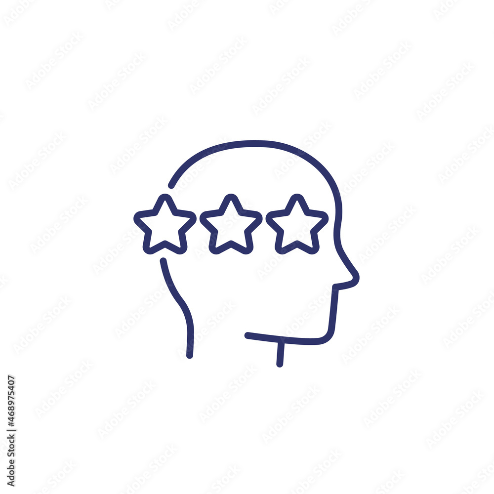 experience and skills line icon experience and skills line icon