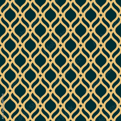 Moroccan decorative pattern for the background  tile textiles  socks. It is assembled from modular parts. Vector. Seamless.