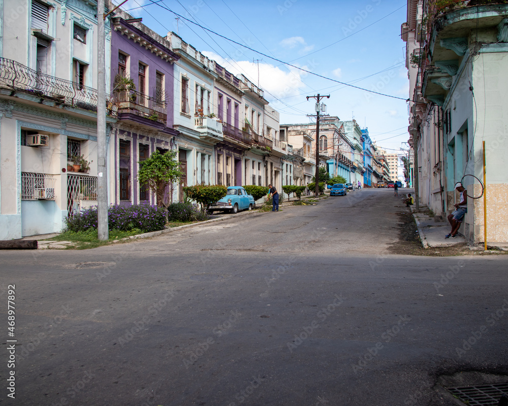 neighborhood Cuba Havana Vieja old