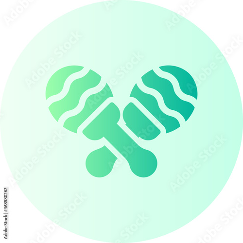 maracas gradient icon