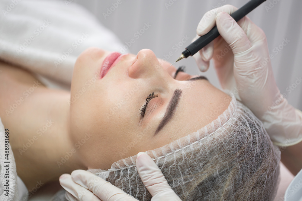 Ultrasound cavitation, face skin cleansing