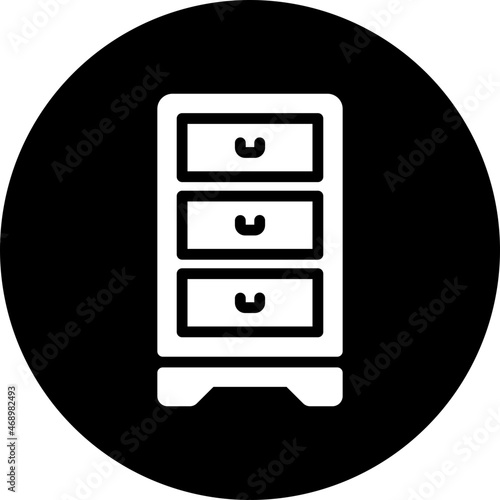 drawers glyph icon