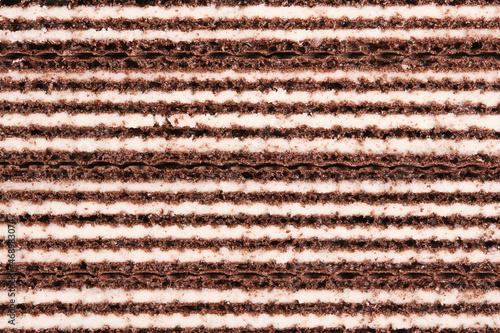Waffles close-up. Background. Wafer layers