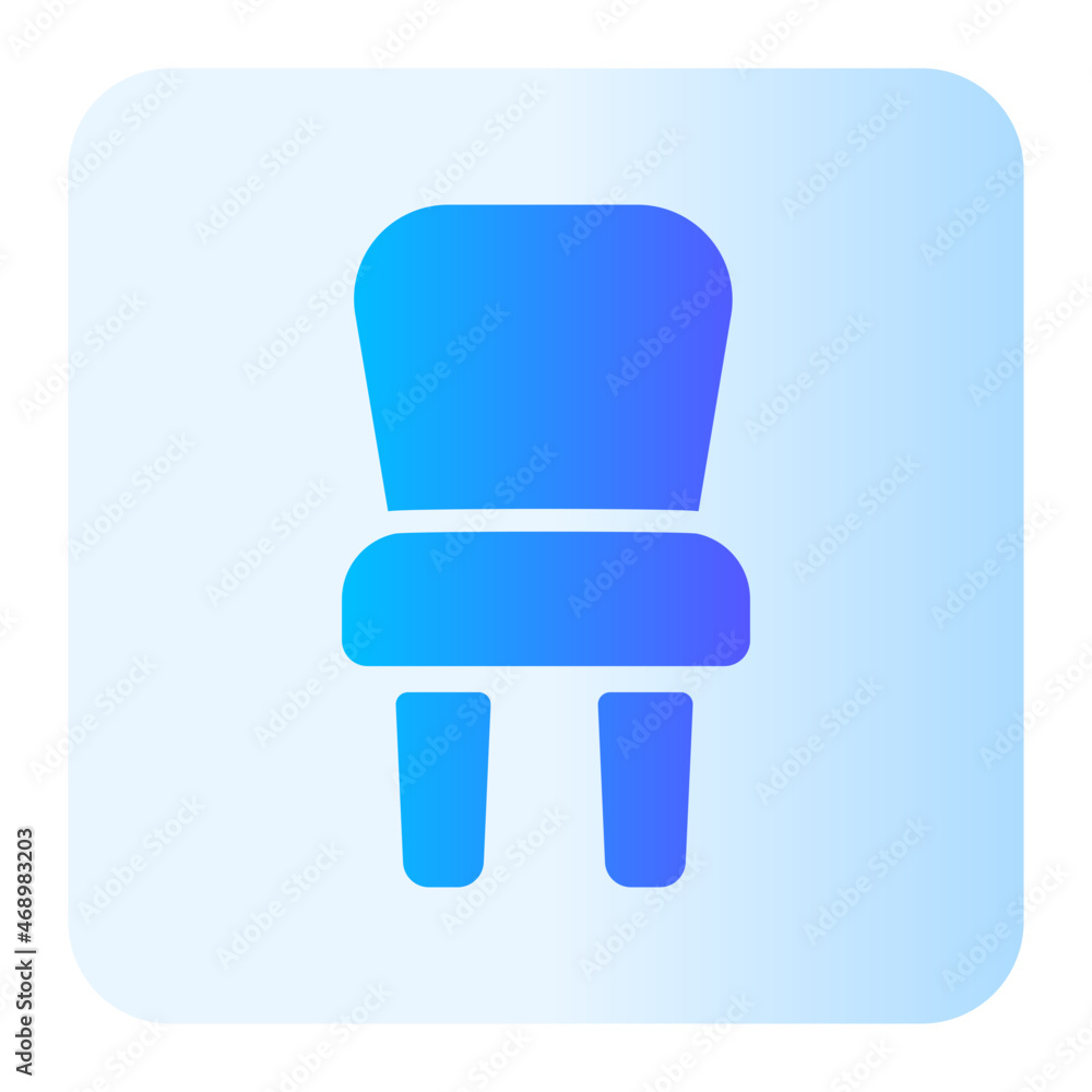chair gradient icon