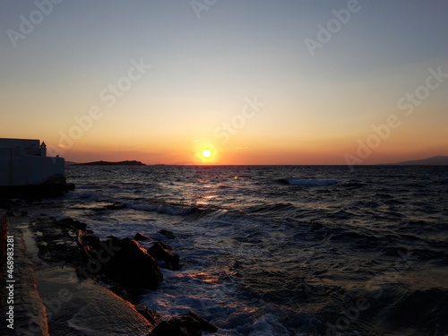 sunset over the sea © Erasmo