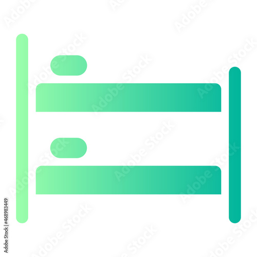 bunk bad gradient icon