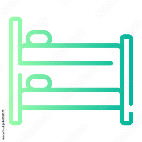 bunk bad gradient icon