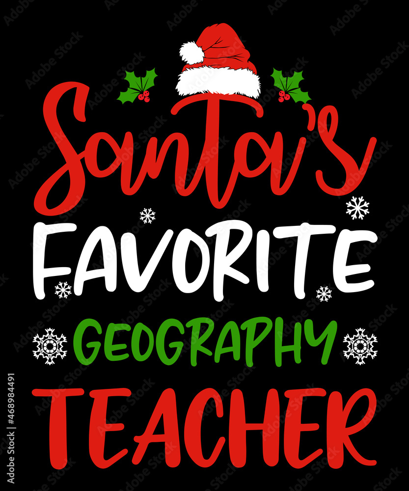 Santa's Favorite Geography Teacher Santa's Favorite Geography Teacher