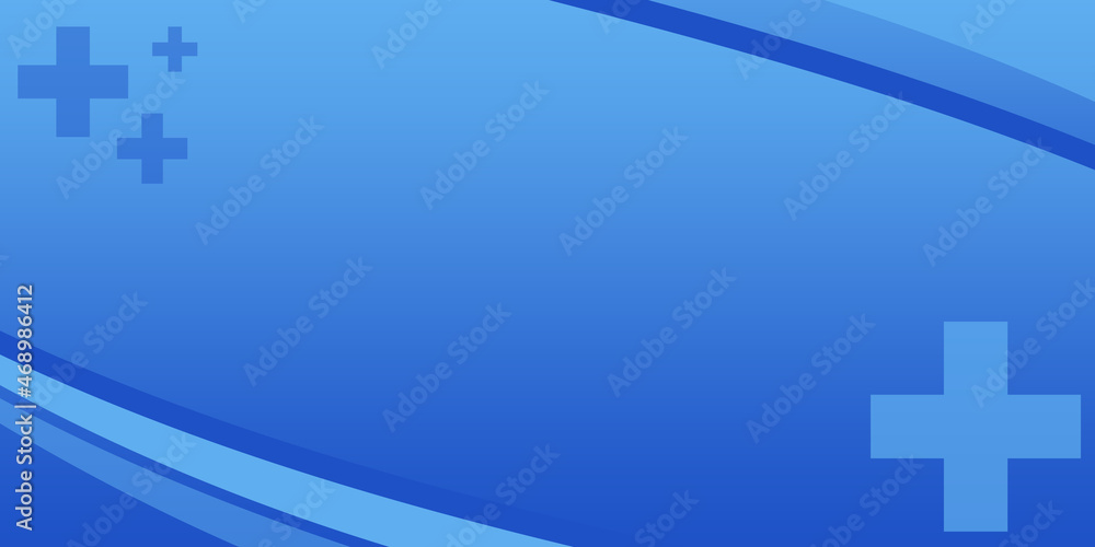 Obraz premium abstract blue medical background