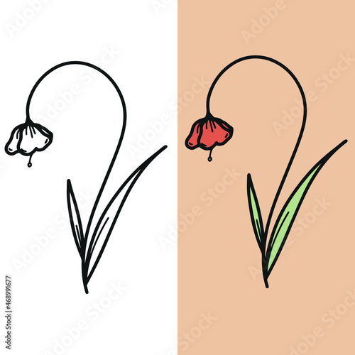 flat withered flower icon, editable vector file for all of your graphic needs.