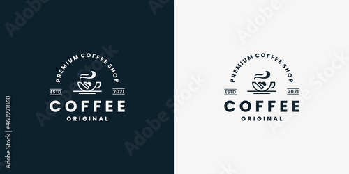 retro coffee logo design inspiration