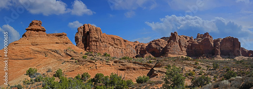 Sandstone Cliffs at Arches National Park, Utah