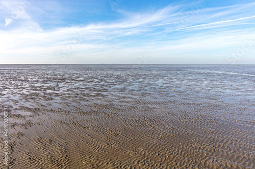 Wadden Sea in Cuxhaven  Germany