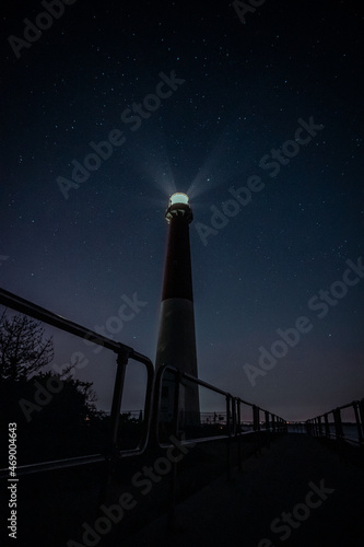 night view of the lighthouse