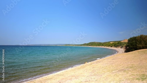 ANZAC cove site and beach of World War I landing of the ANZACs on the Gallipoli peninsula in Canakkale region, Turkey. photo