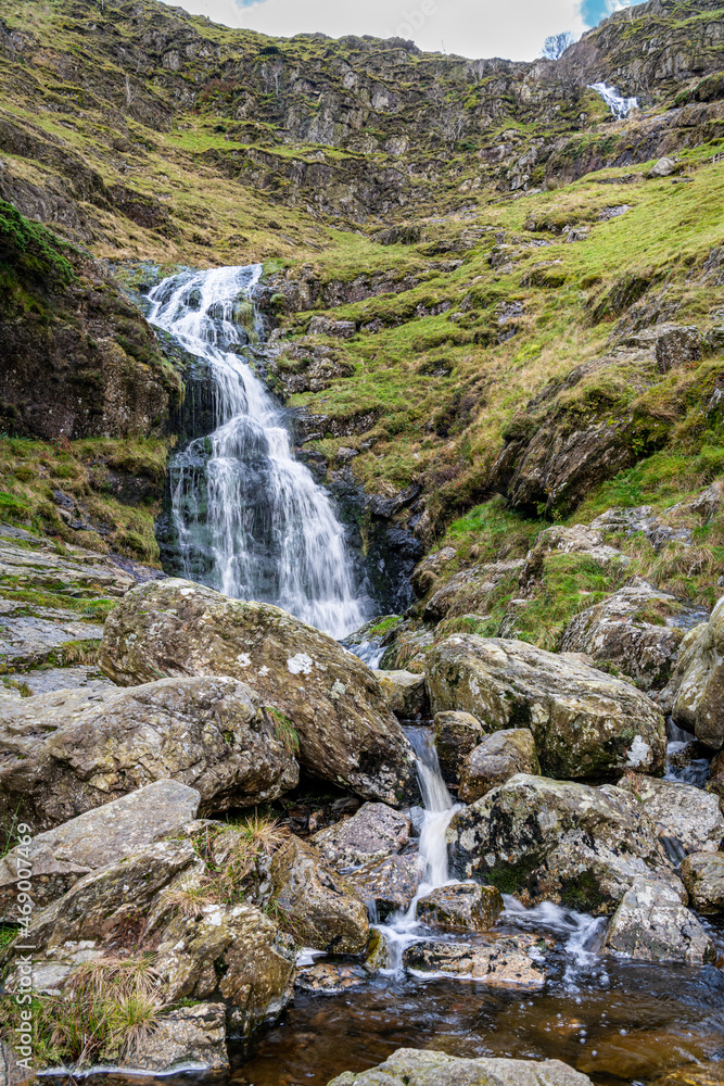 Moss Force at Newlands Pass in the Lake District, Cumbria, England Moss Force at Newlands Pass in the Lake District, Cumbria, England