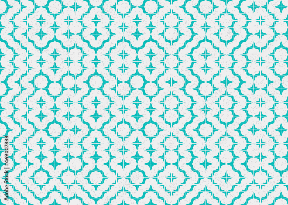 Fototapeta premium Abstract Geometric Pattern generative computational art illustration