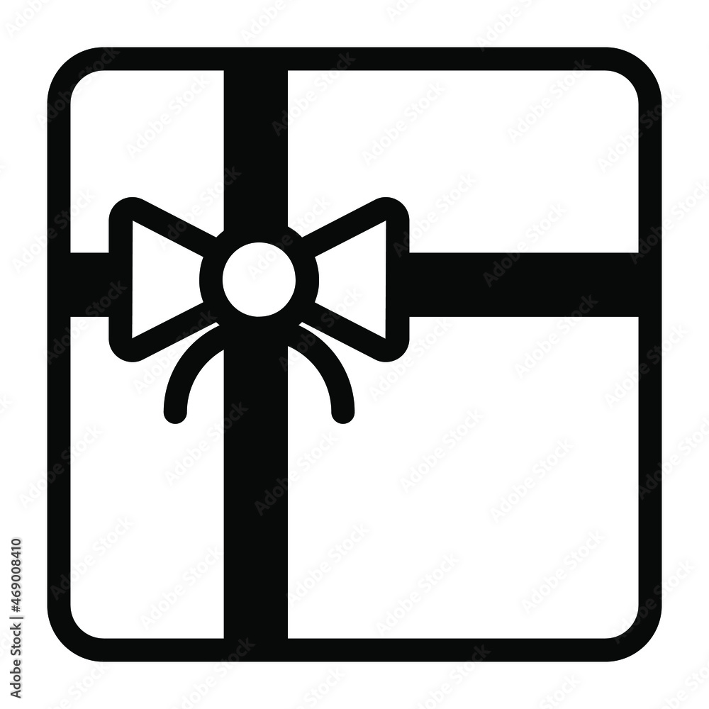 gift icon, modern style Christmas and New Year line icon, Isolated winter holiday symbols gift icon, modern style Christmas and New Year line icon, Isolated winter holiday symbols