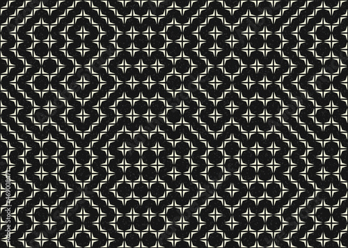 Abstract Geometric Pattern generative computational art illustration