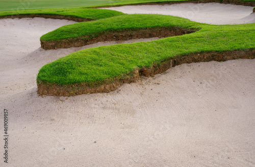 golf course sand pit background