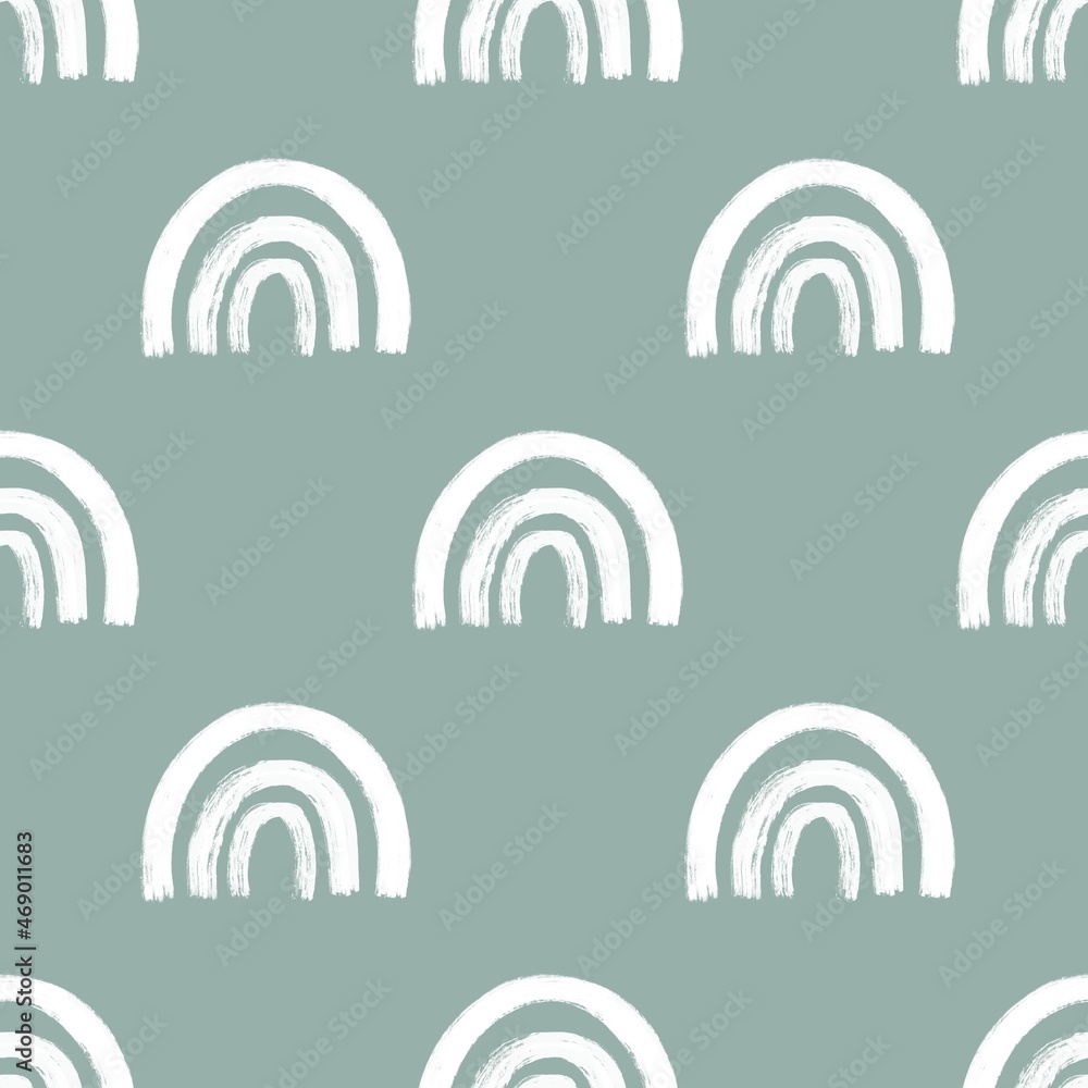 Children’s seamless pattern with rainbows. Trendy children’s motif. Rainbow pattern. Design for clothing, fabrics, bed sheets, wrapping. Children’s seamless pattern with rainbows. Trendy children’s motif. Rainbow pattern. Design for clothing, fabrics, bed sheets, wrapping.