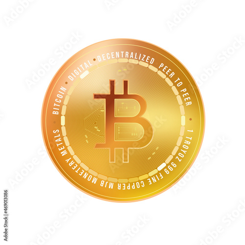 Bitcoin. Bitcoin crypto coin.  icon coin. Financial news. Trading stock news. Economic growth bitcoin crypto cryptocoin blockchain btc