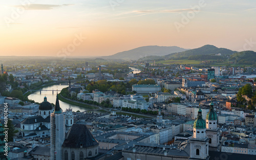 view of the city of salzburg country