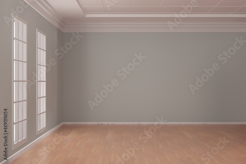 Fototapeta Naklejka Na Ścianę i Meble -  Empty room design interior 3d render
