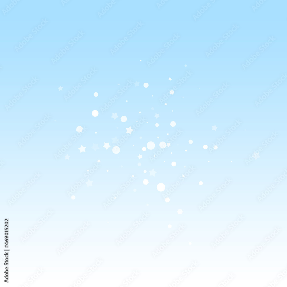 Fototapeta premium Magic stars random Christmas background. Subtle fl
