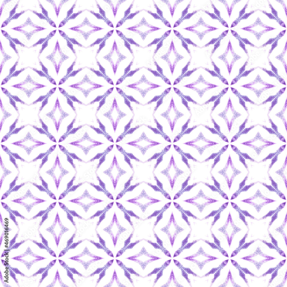 Organic tile. Purple artistic boho chic summer