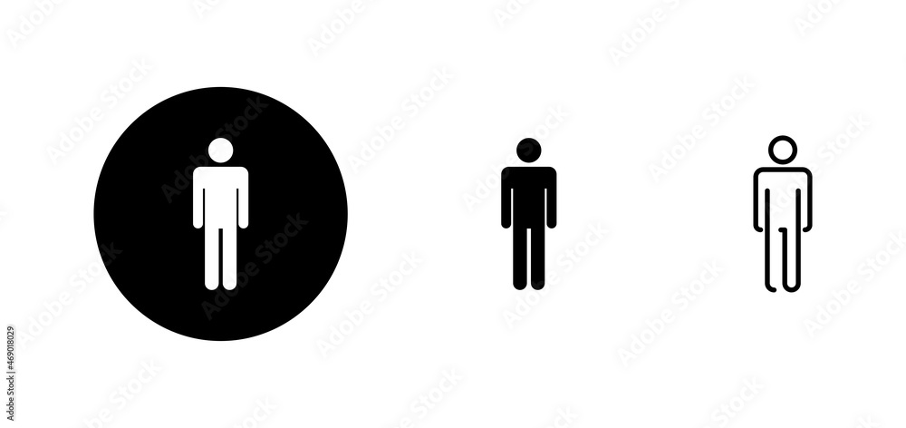 Man icons set. male sign and symbol. human symbol Man icons set. male sign and symbol. human symbol