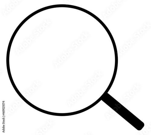 Loupe. Icône de recherche. Vecteur. 