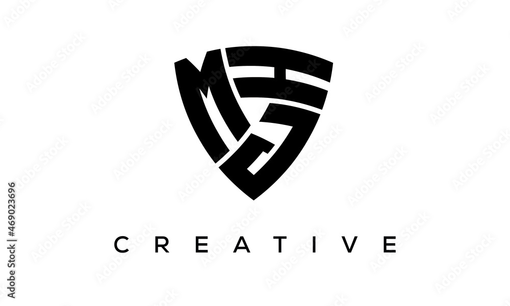 MJH letters logo, security Shield logo vector MJH letters logo, security Shield logo vector